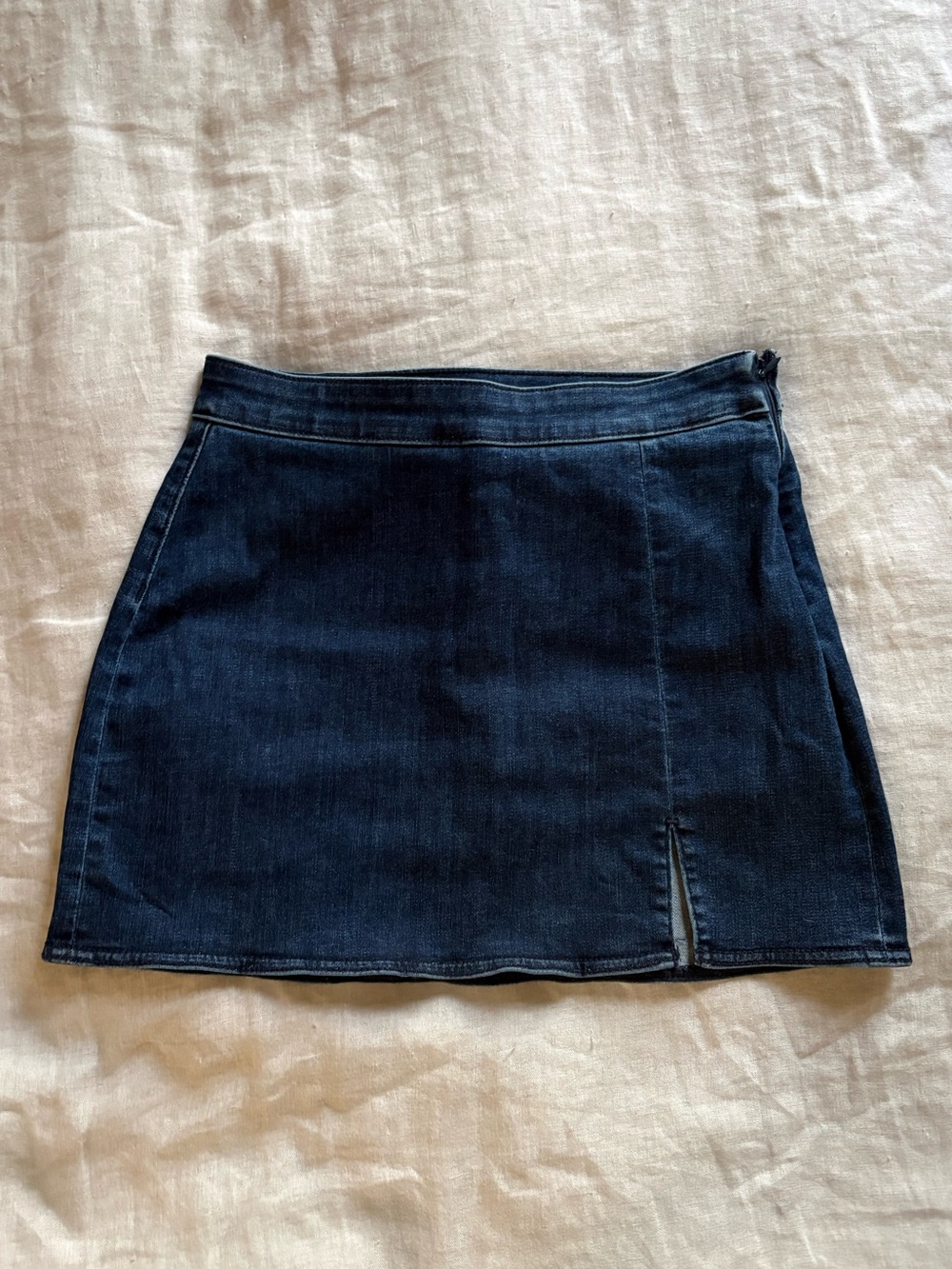American Eagle Dark Wash Denim Mini Skirt